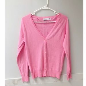 Zara pink cardigan